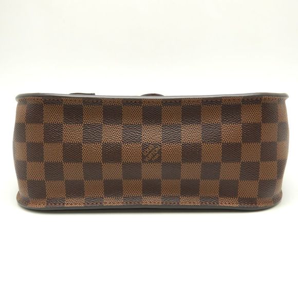 Louis Vuitton Damier Beaumarchais Ebene Venus Shoulder Bag Brown - Picture 4 of 8